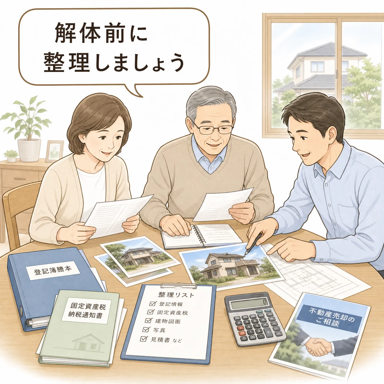 古家付き土地の売り方を比較して判断するまとめのイメージ
