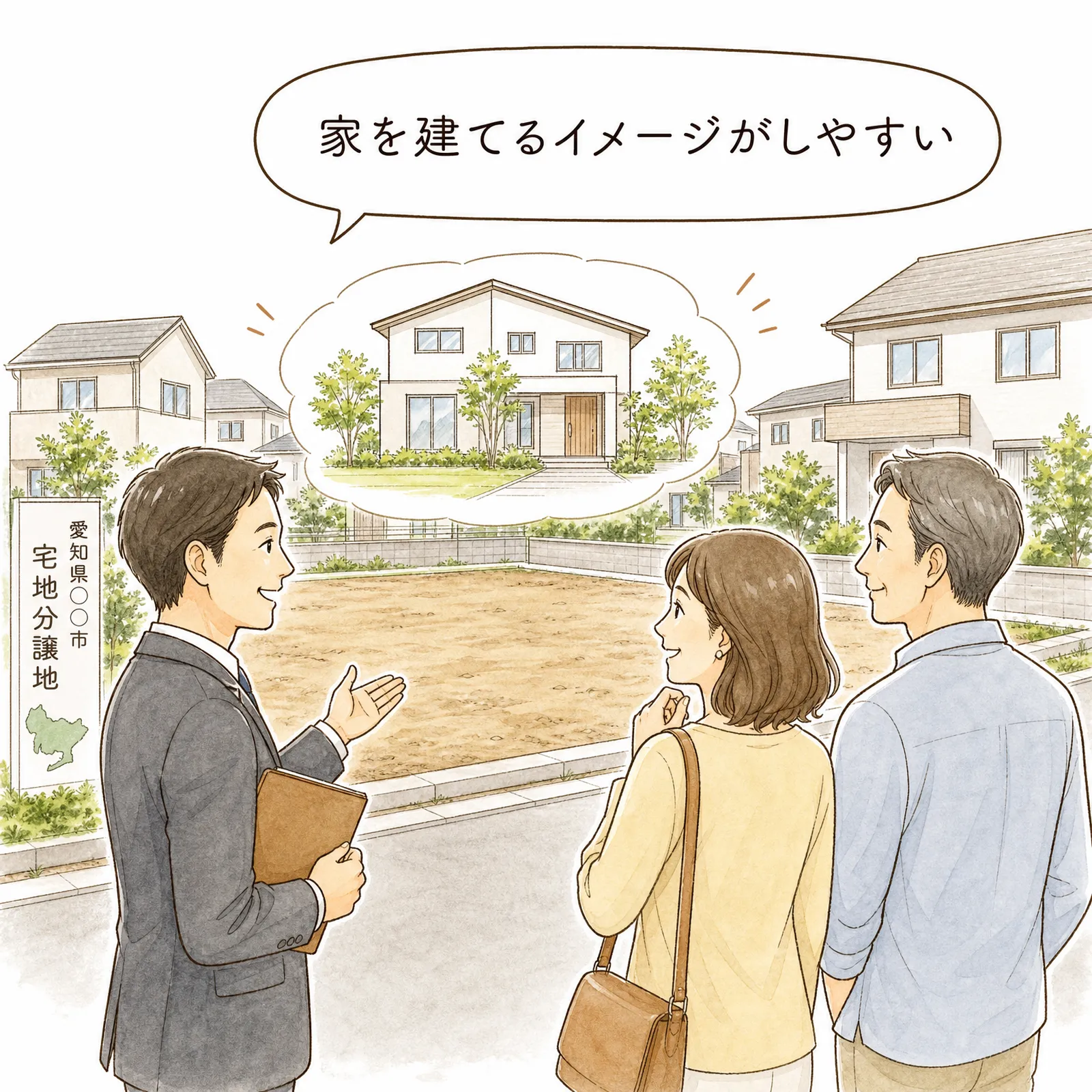 最初から更地にして売る方法を説明するイメージ