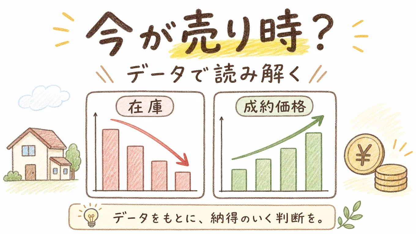 愛知県の土地売却は今が追い風？売り出しと成約の差58万円が示す市況のアイキャッチ画像