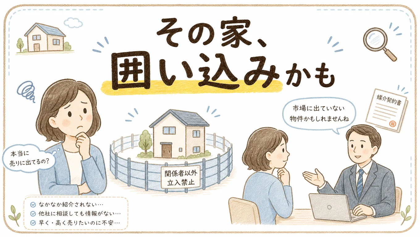不動産「囲い込み」で報酬4倍｜2025年宅建業法改正で何が変わる？のアイキャッチ画像
