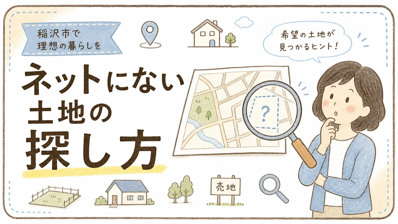 稲沢市で土地が見つからない人へ｜ネットにない土地情報を探す3つのコツのアイキャッチ画像