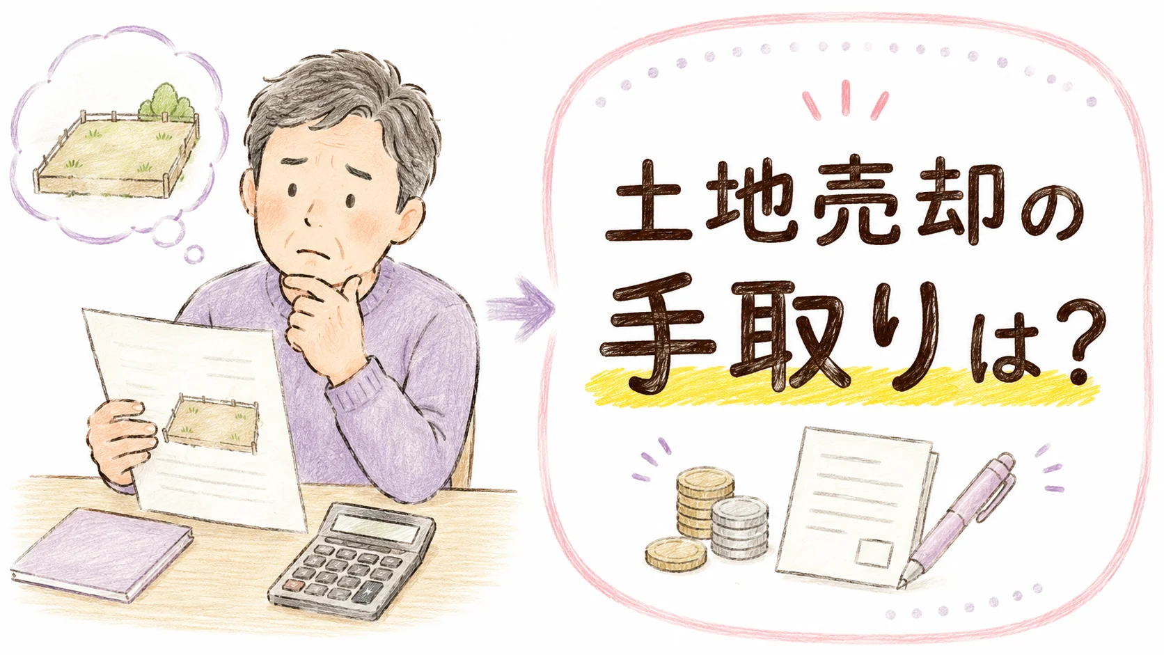 稲沢市の土地売却のリアルな手取り|内訳と落とし穴のアイキャッチ画像