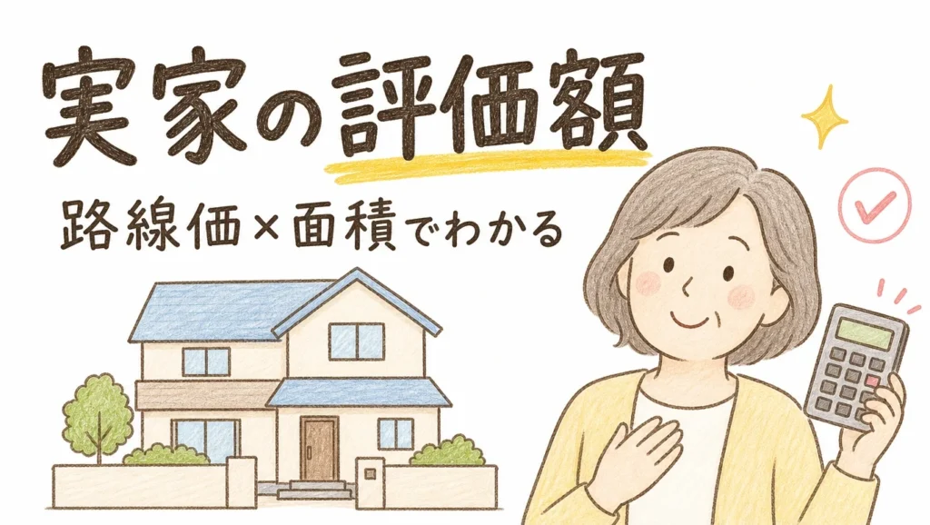 実家の相続税はいくら？土地と建物の評価をざっくり計算する方法のアイキャッチ画像