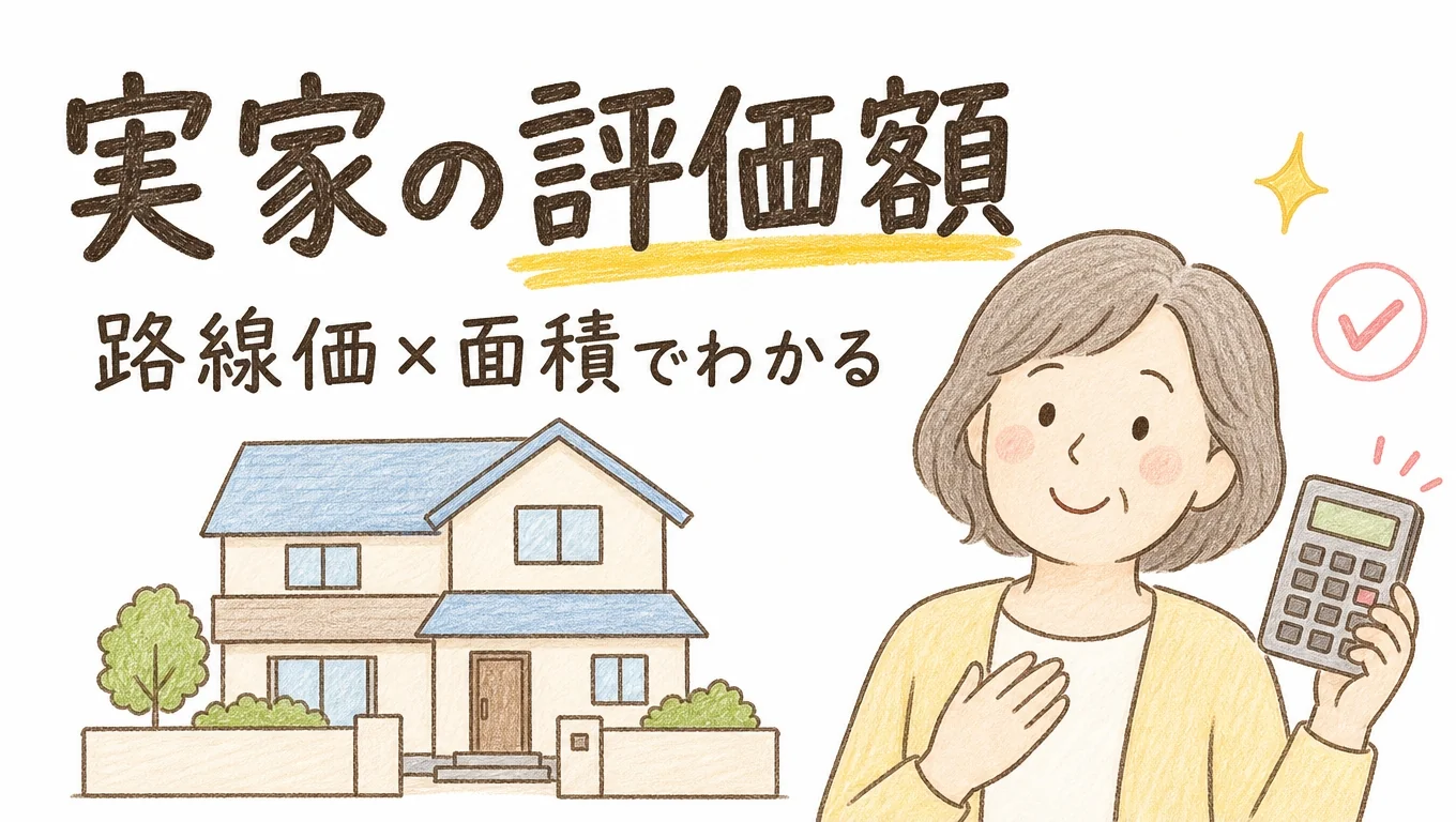 実家の相続税はいくら?土地と建物の評価をざっくり計算する方法のアイキャッチ画像