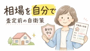 相続した土地、売却査定の前に必ず見る3つの数字｜不動産屋に行く前の自衛策のアイキャッチ画像