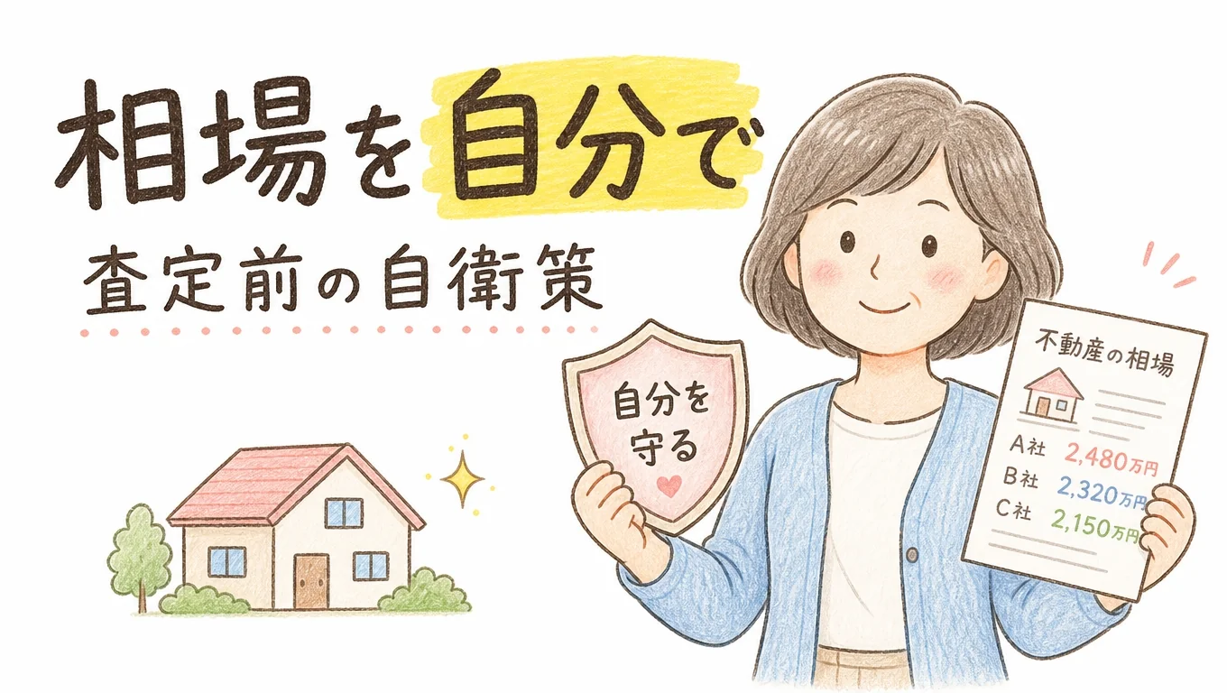 相続した土地、売却査定の前に必ず見る3つの数字|不動産屋に行く前の自衛策のアイキャッチ画像