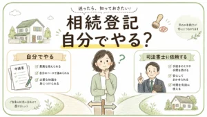 相続登記は自分でやるべき？司法書士に依頼する判断基準のアイキャッチ画像