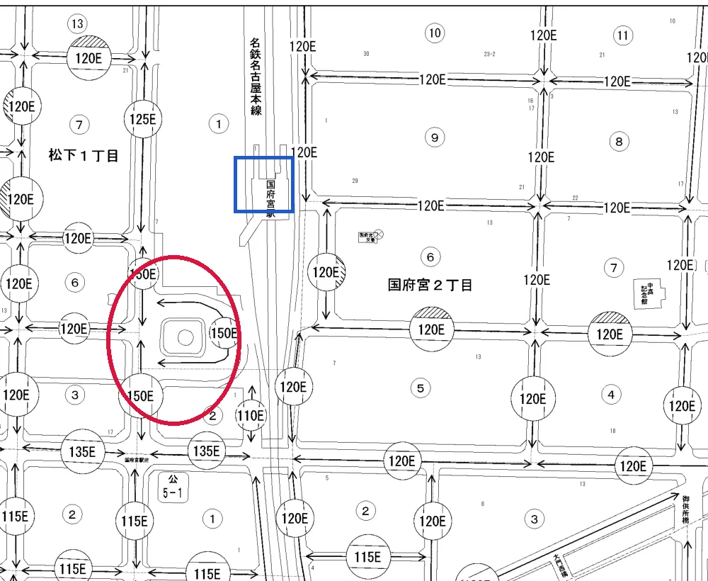 稲沢の路線価がまた上昇｜実家の相続税はどうなる？【2026年最新】の説明画像（inazawa-zenkoku-hikaku-c201）