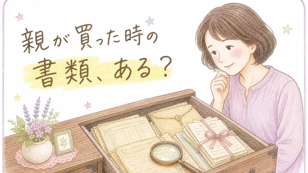 稲沢市で相続した実家の取得費が分からない場合の税金について解説するブログアイキャッチイラスト