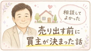 名古屋市で相続した実家を解体せず売却した事例を紹介するブログアイキャッチイラスト