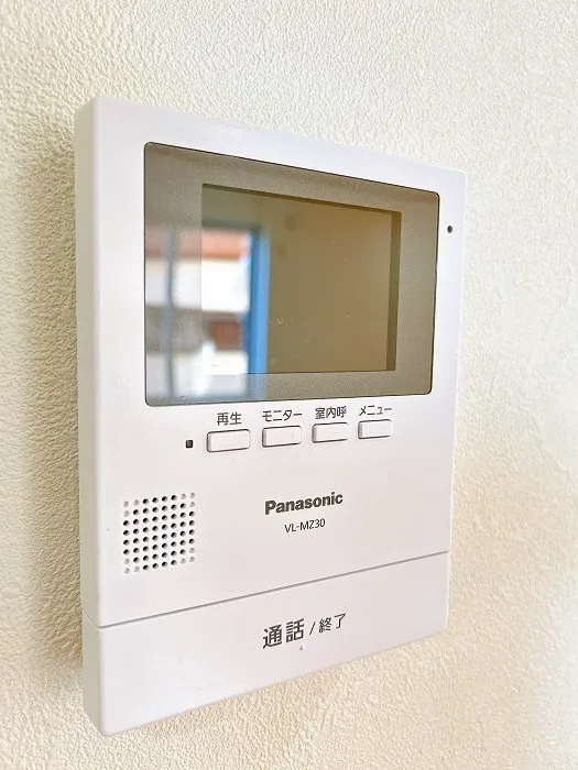 ⑲「設備」モニター付きインターホンがございます。新品交換済。
