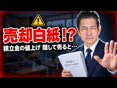 マンション売却の管理書類を解説する動画のサムネイル