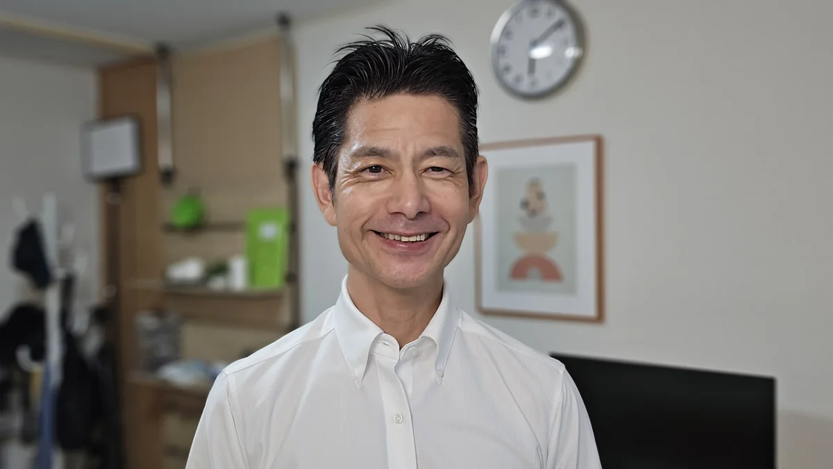 代表佐藤高樹の実写写真